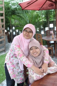 with my best <3 Putri istiqomah Rizky Hidayatun